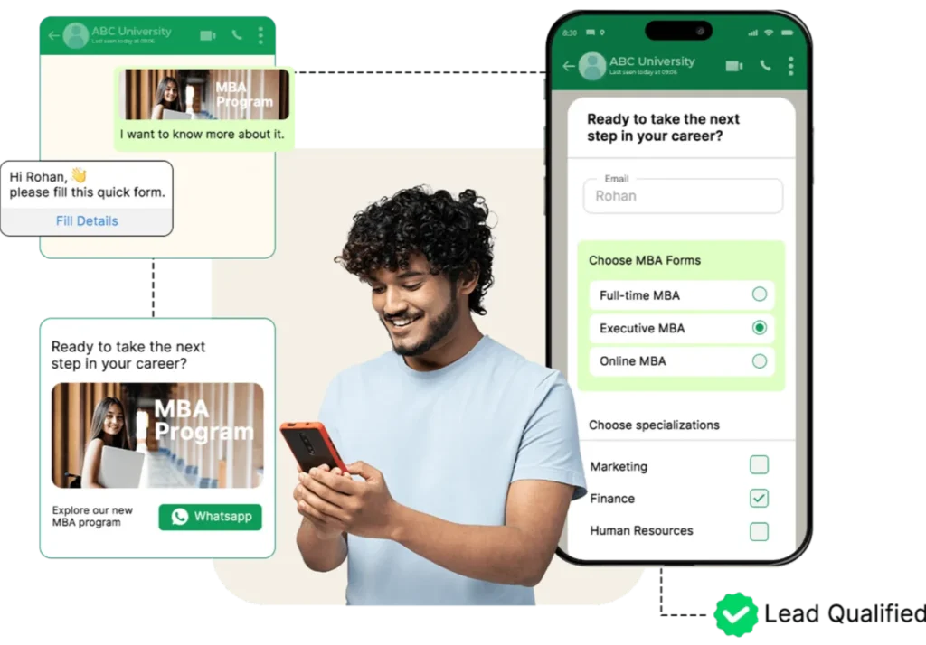 From Admissions to Alerts — Everything on WhatsApp